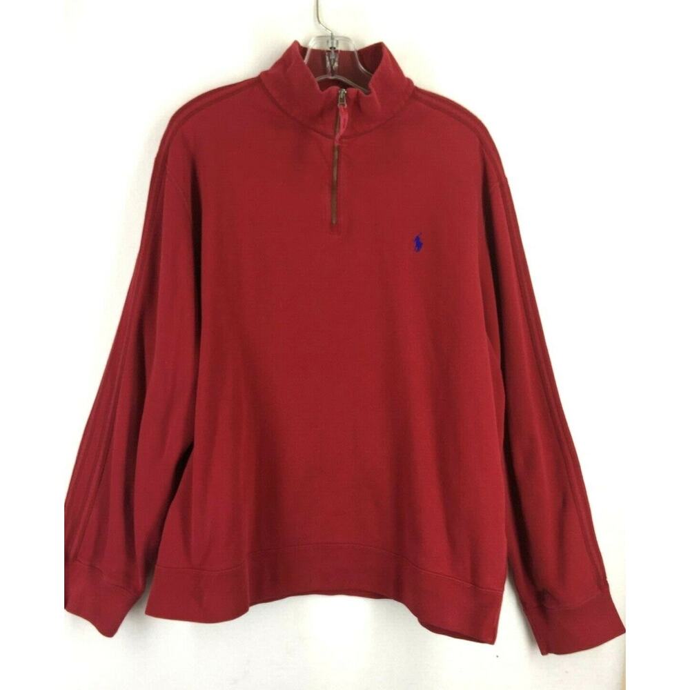 Ralph Lauren 1/4 Zip Sweatshirt Mens XL